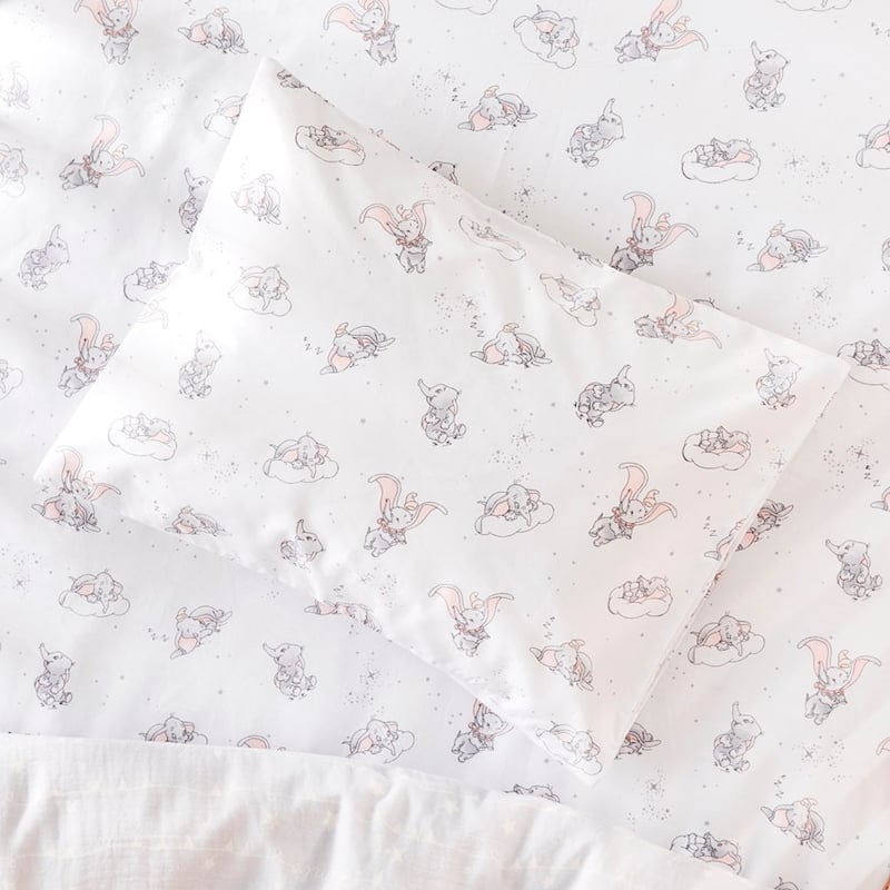 Dumbo Fitted Sheet Set 2 Pack