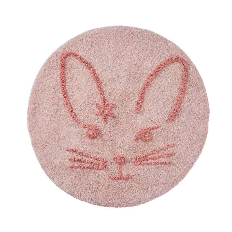 Pink Bunny Bath Mat