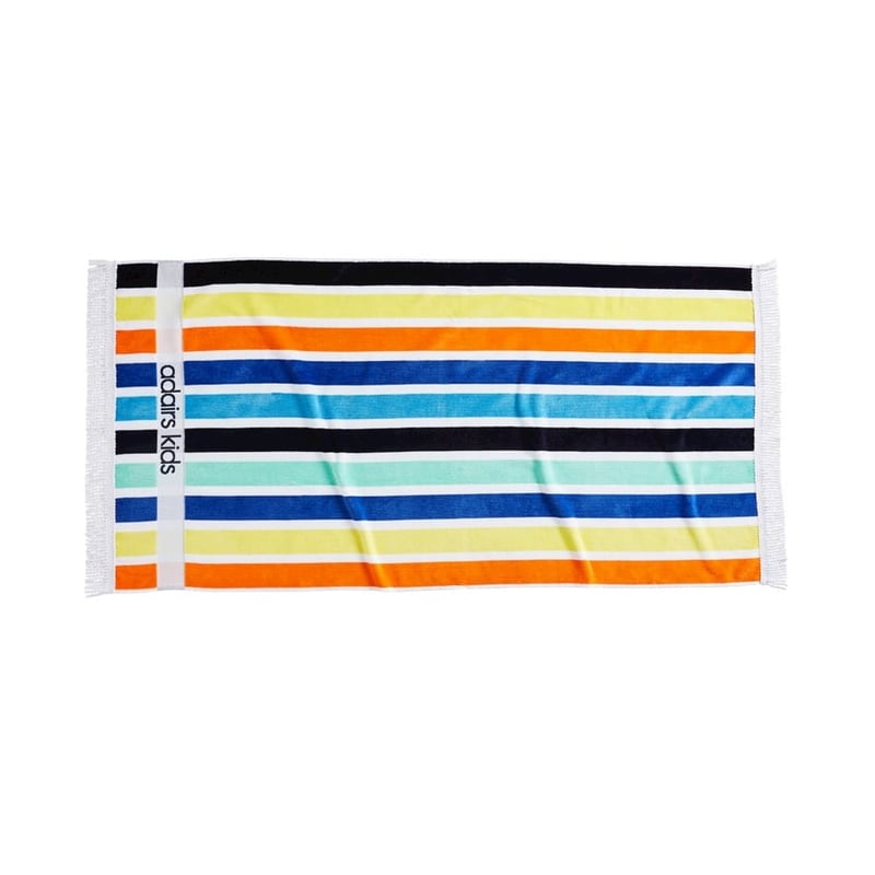 Velour Blue Stripe Beach Towel