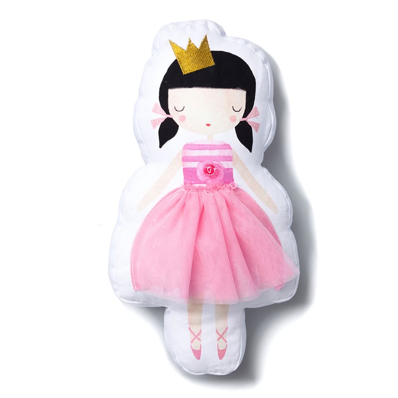 Designer Pink Ballerina Cushion 