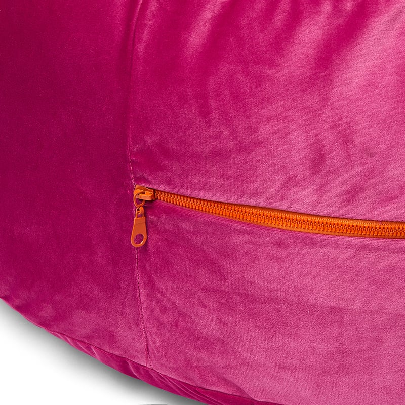 Floor Cushion Hot Pink Velvet