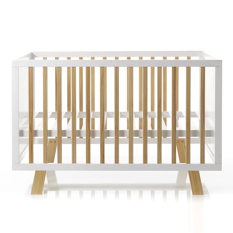Cooper Timber Furniture Cot Natural/White 