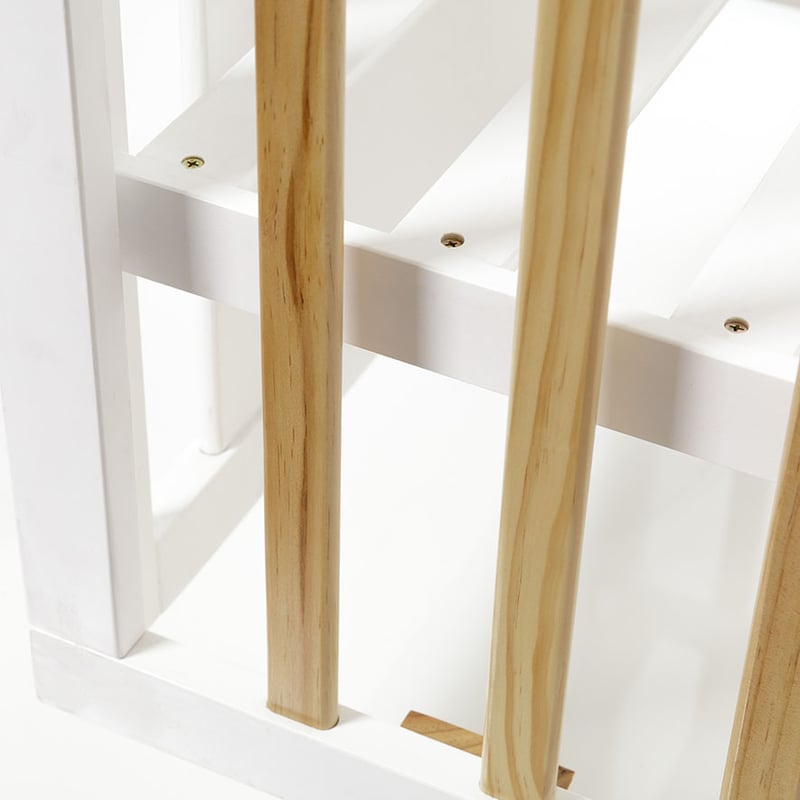 Cooper Timber Furniture Cot Natural/White 