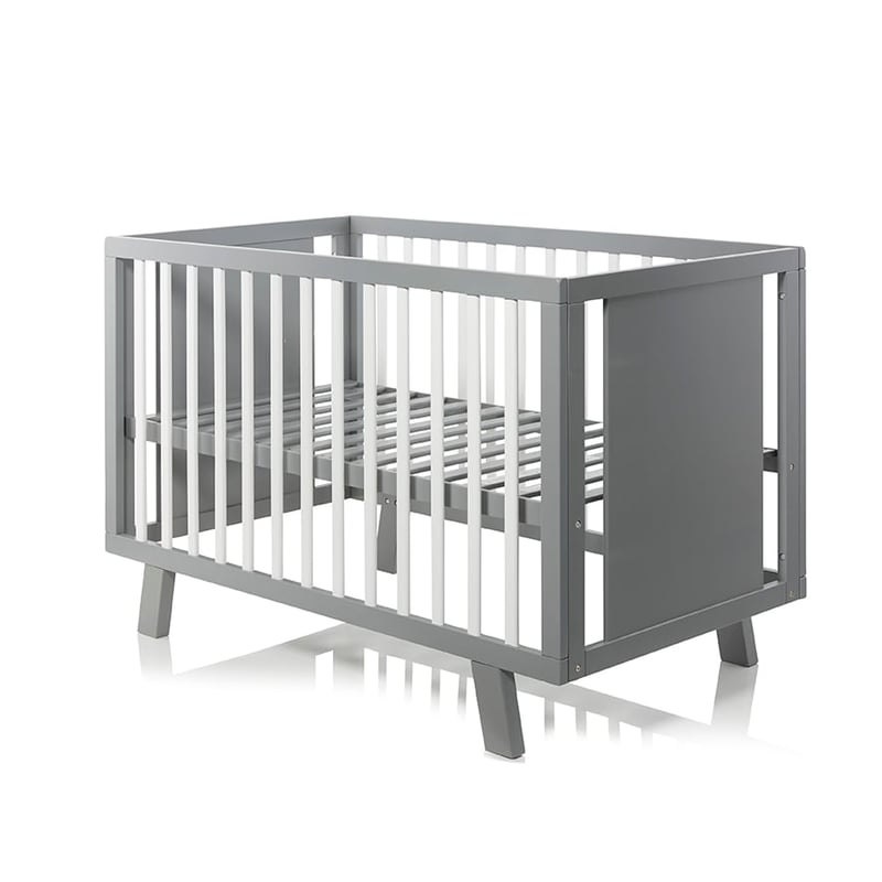 Cooper Nursery Furniture Cot Grey/White 