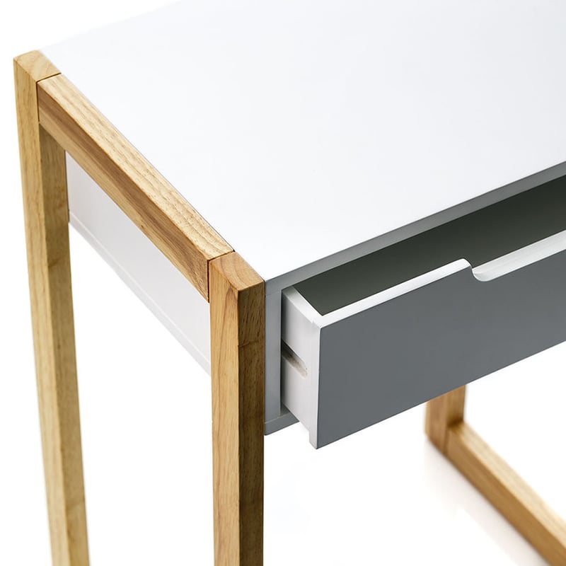 Parker White Side Table