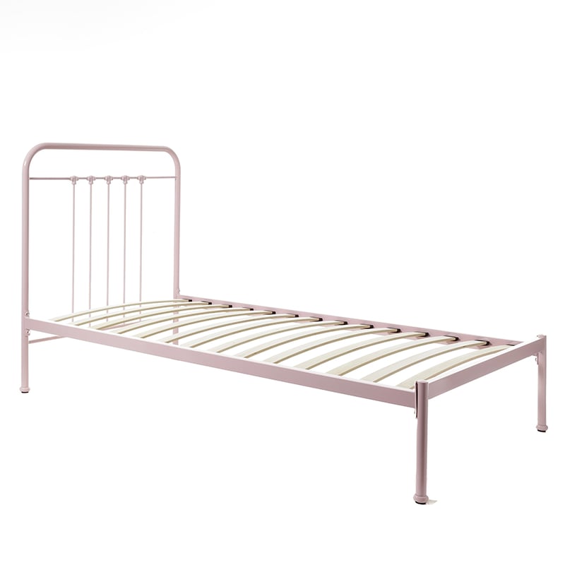Vintage Iron Bed Single Pink 