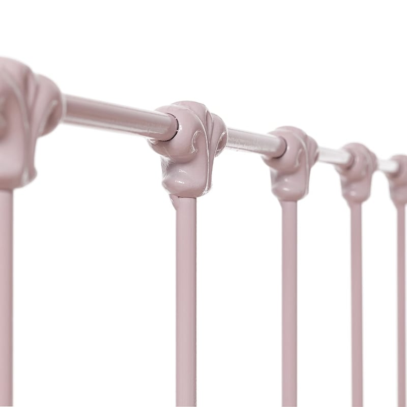 Vintage Iron Bed Single Pink 