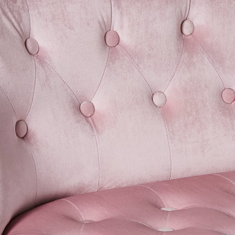 Valentina Velvet Sofa Pink 