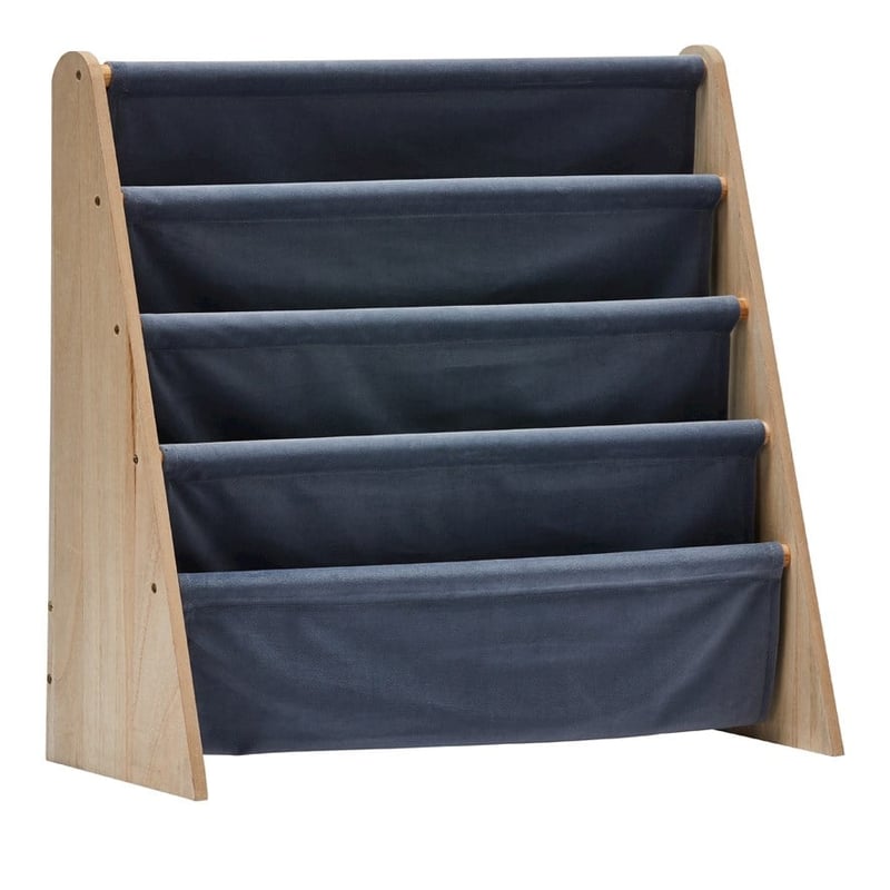 Haven Velvet Blue 4 Tier Bookshelf  