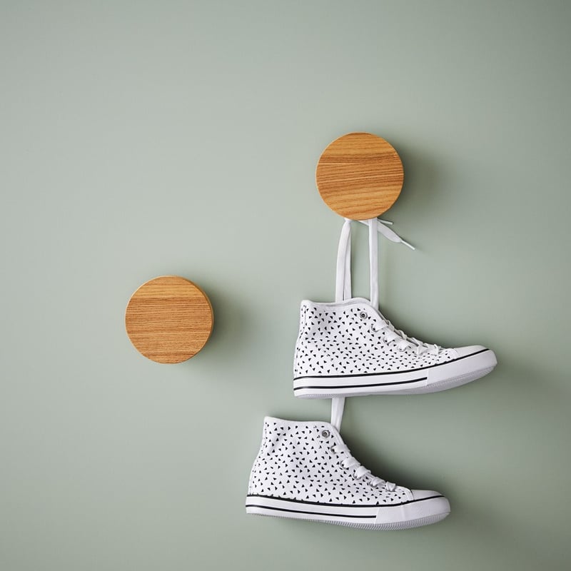 Wall Hook 2pk Collection  Natural Circle