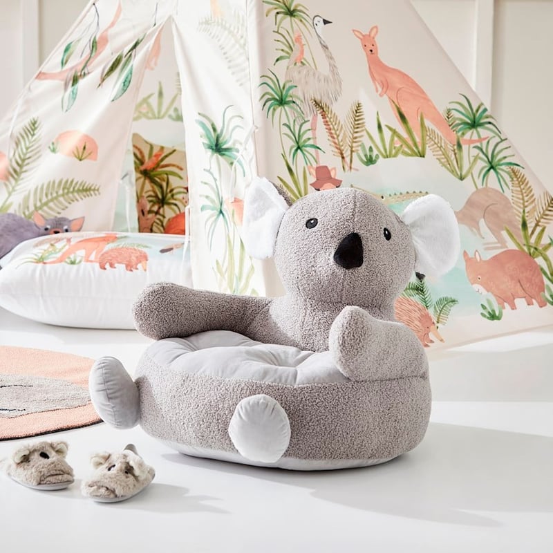 Animal Grey Koala Cuddle Chair
