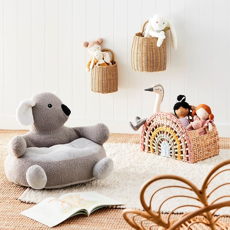 Animal Grey Koala Cuddle Chair