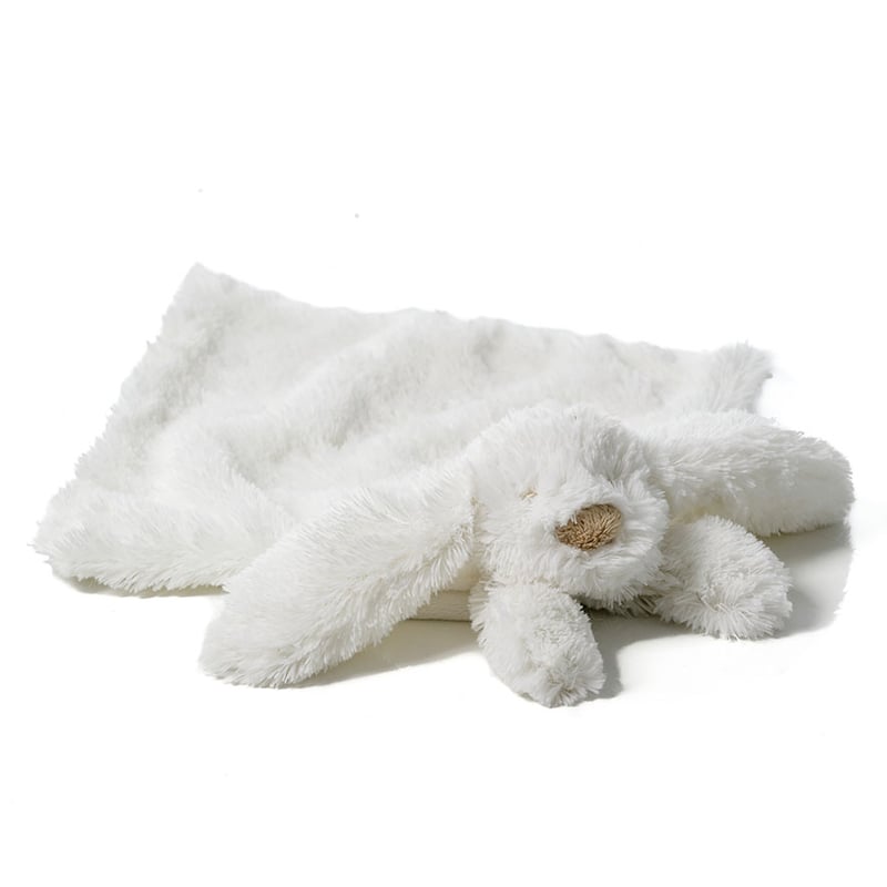 Cuddle Toy Blankie - White Bunny