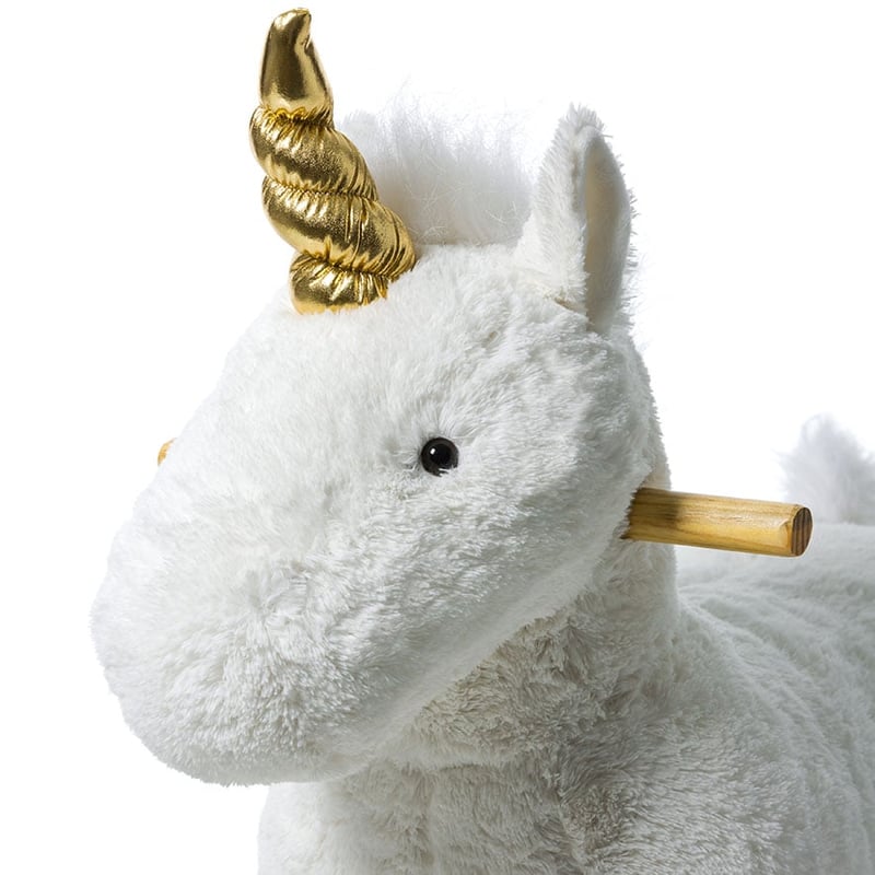 Cuddle Toy Rocking Animal - White Unicorn