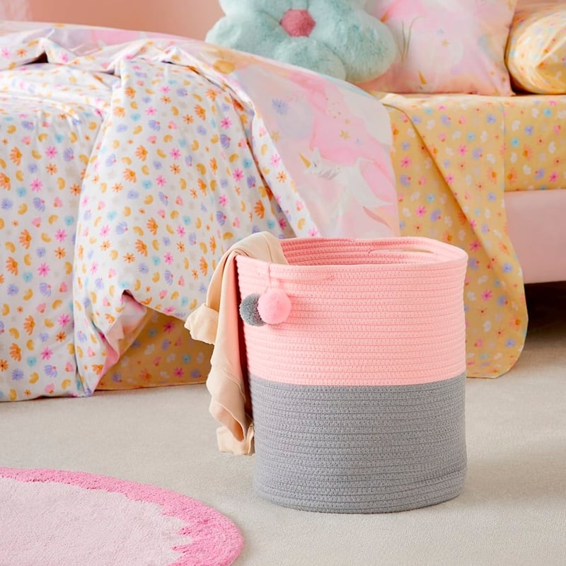Remi Rope Baskets Pink 