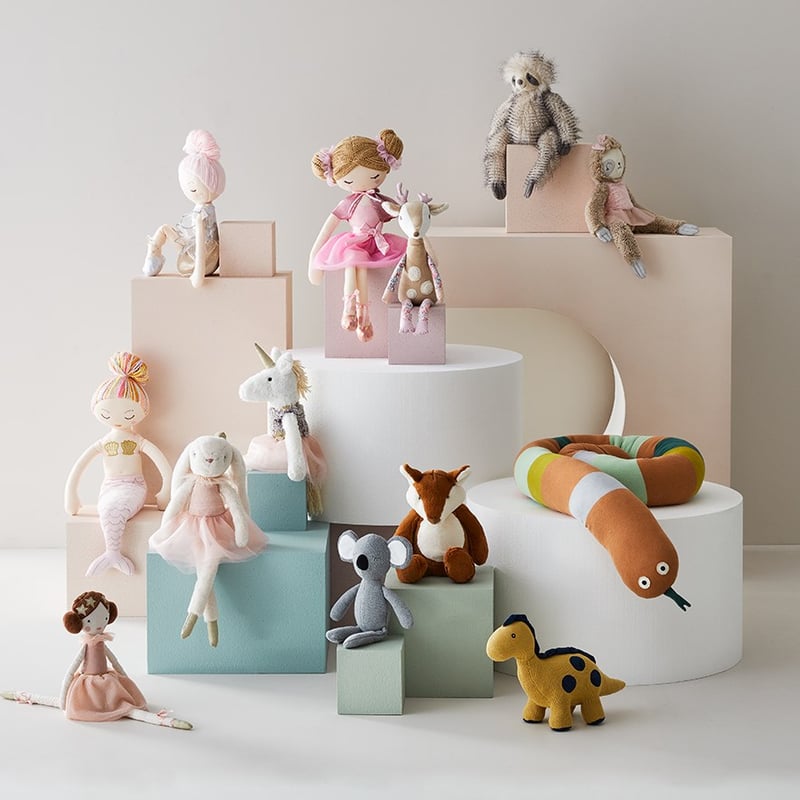 Snuggle Friends Silver Party Girl