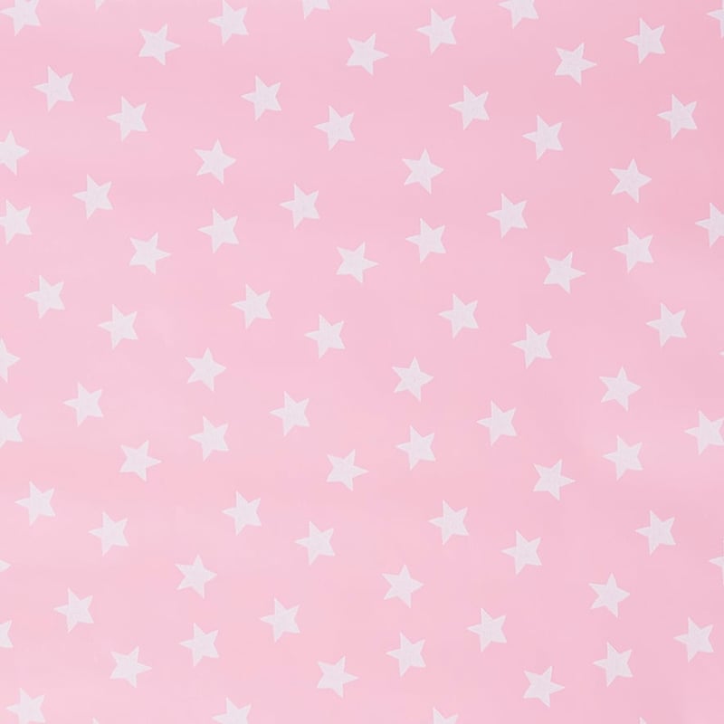 Christmas Wrapping Paper Pink Stars
