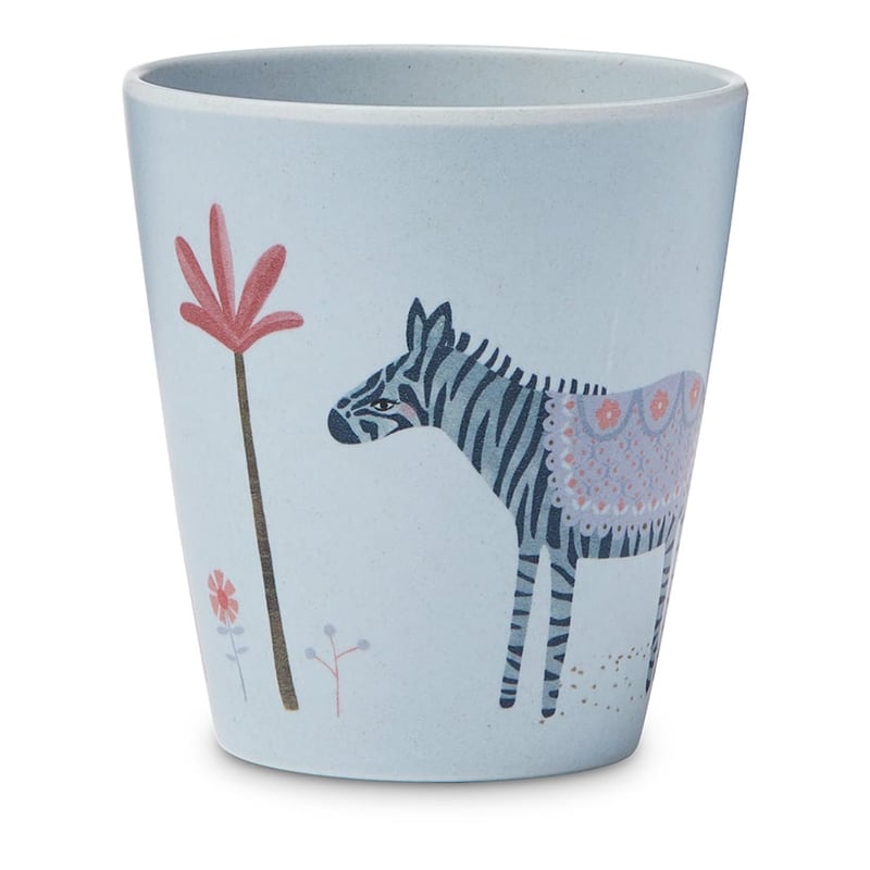 Moroccan Safari Blue Bamboo Meal Time 3 Piece Set 