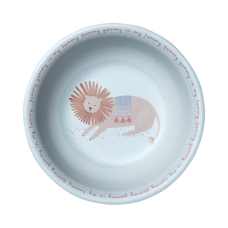 Moroccan Safari Blue Bamboo Meal Time 3 Piece Set 