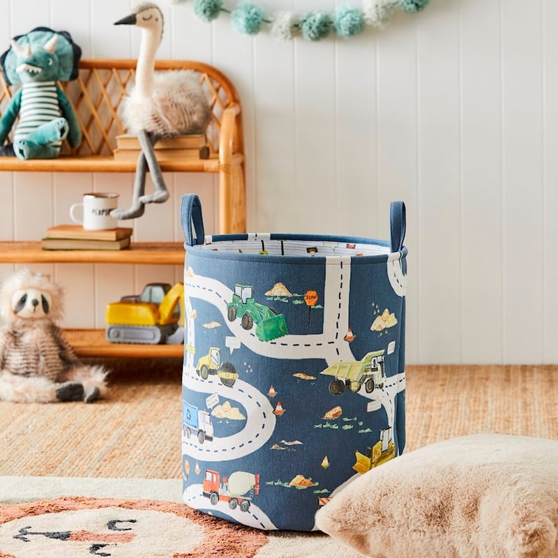 Truck Time Designer Printed Basket