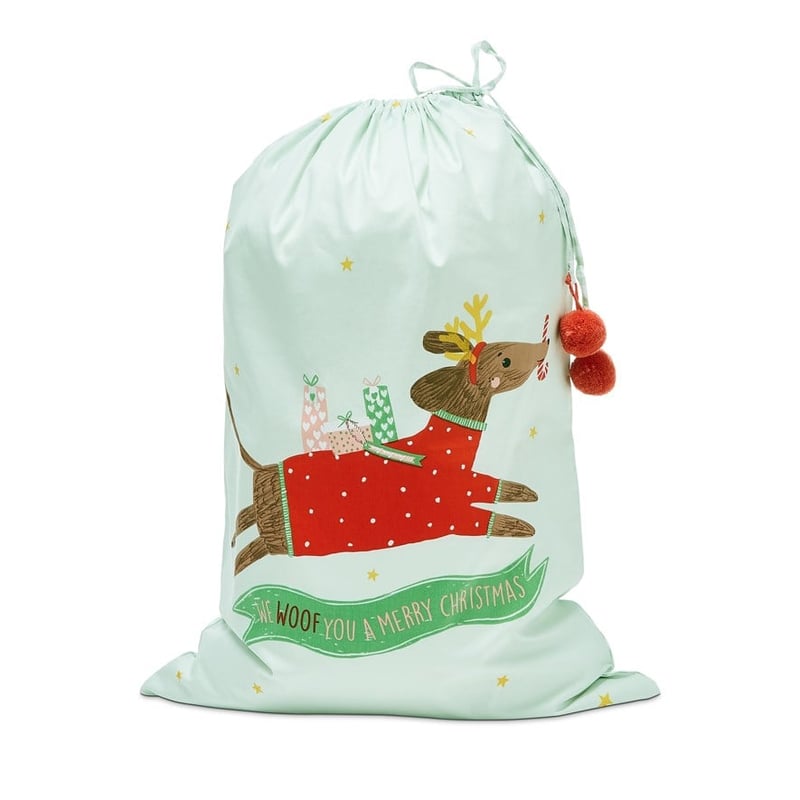 Xmas Woof you a Merry Christmas Santa Sacks 