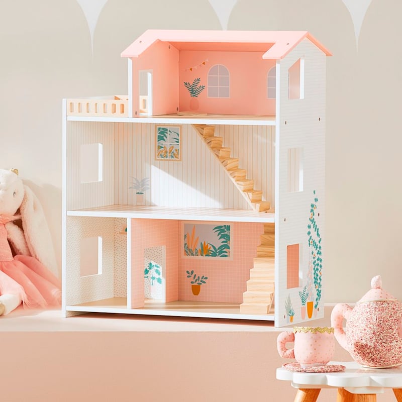 Timber Doll House and Furniture Play Collection