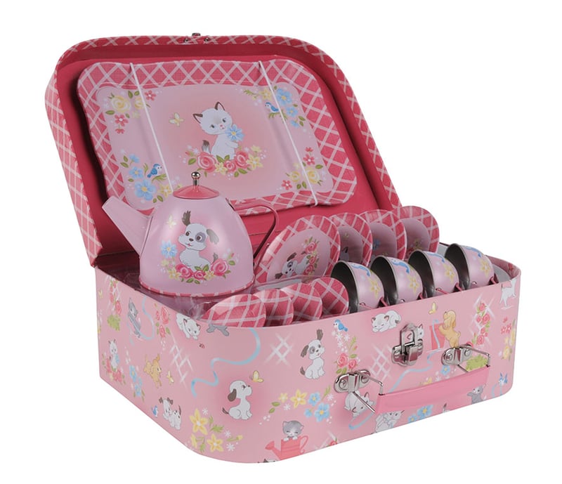 Vintage Tea Set Kittens & Puppies