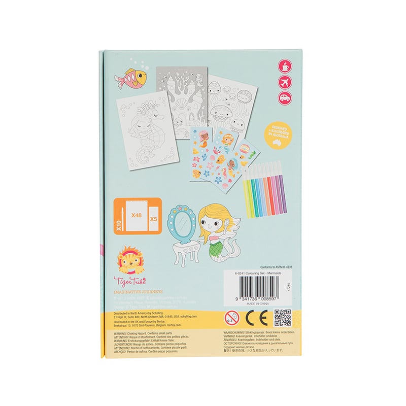 Colouring Set Mermaid