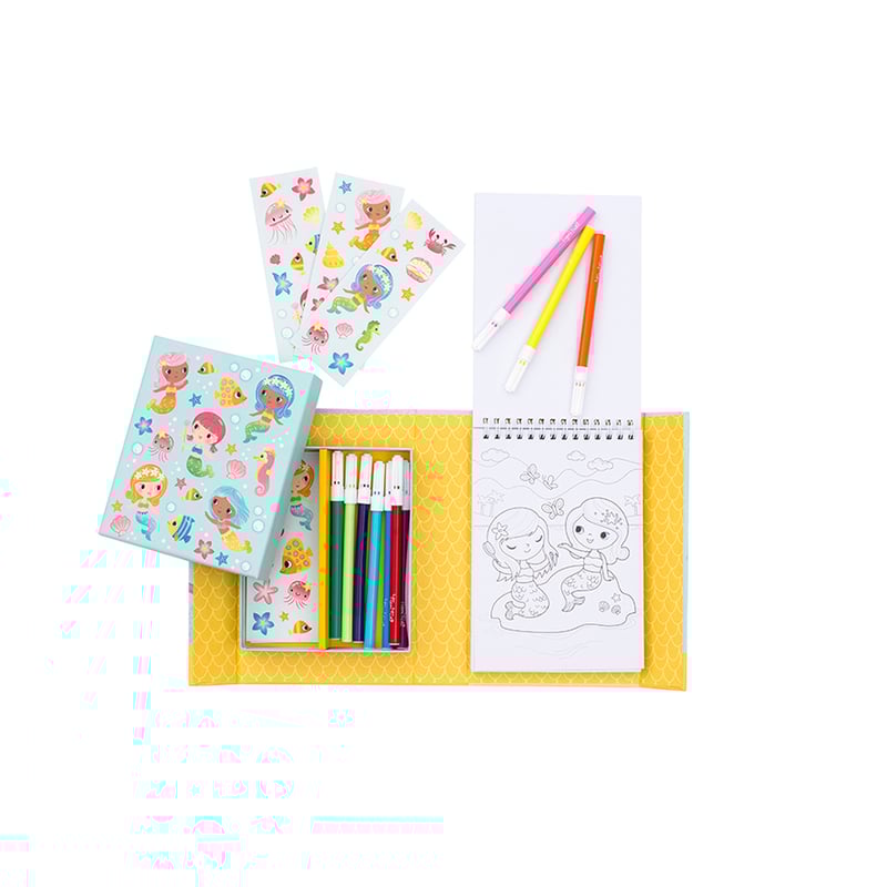 Colouring Set Mermaid