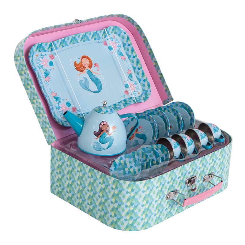 Vintage Tea Set Mermaids