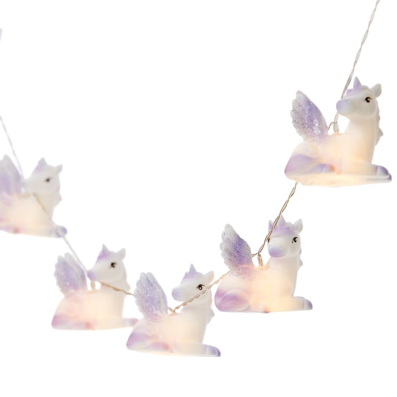 Novelty String Lights   Unicorn