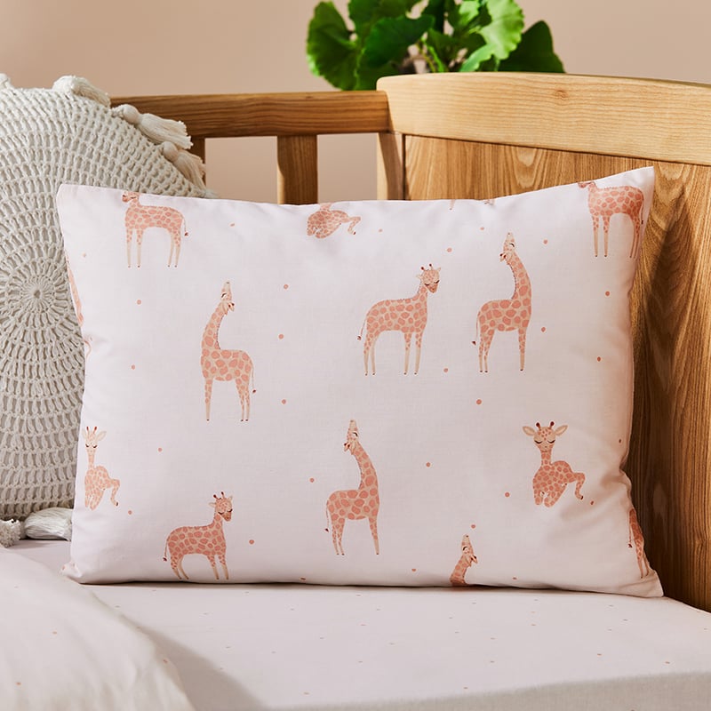 Baby Animal Cotton Giraffe Cot Quilt Cover Set