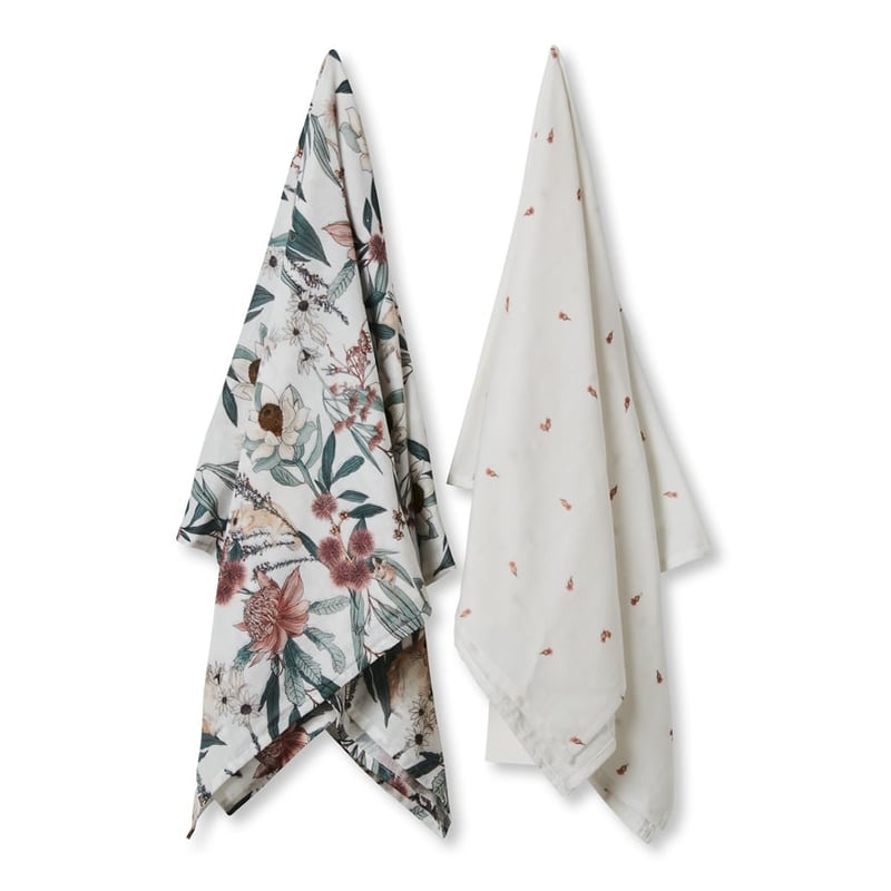 Organic Cotton Muslin Bush Magic Pack of 2 Swaddles