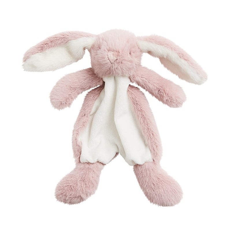 Plush Pink Bunny Baby Comforter