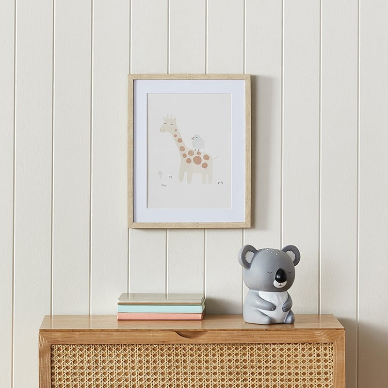 Little Buddies Giraffe Nursery Wall Art