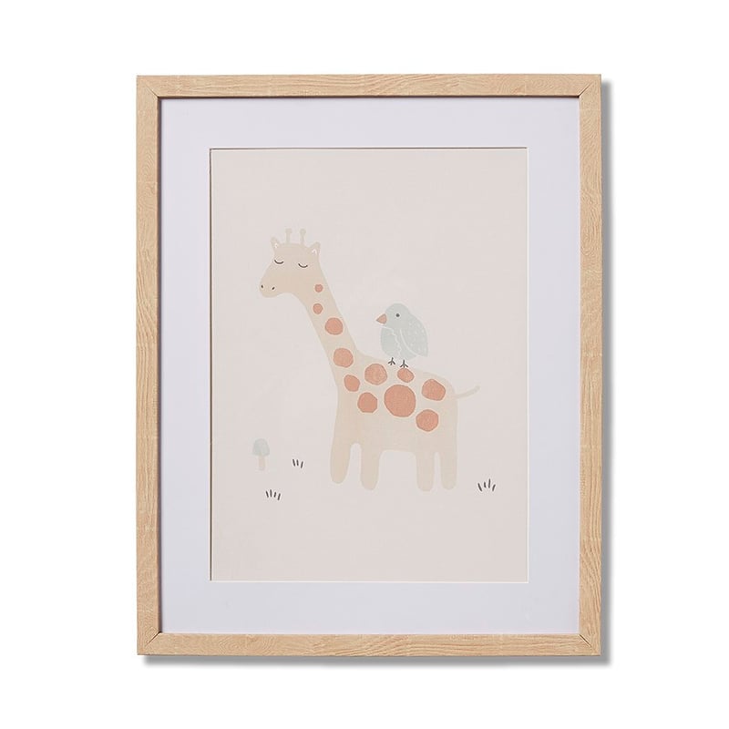 Little Buddies Giraffe Nursery Wall Art