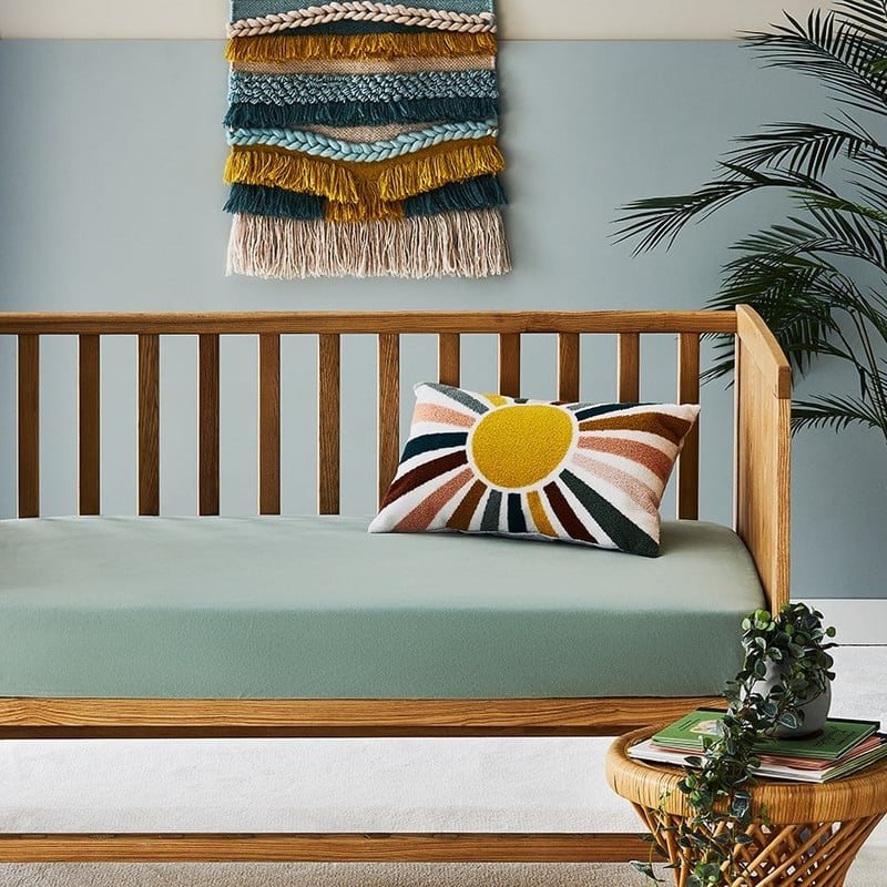 Cotton Jersey Ivy Green Fitted Sheet Set 2 Pack