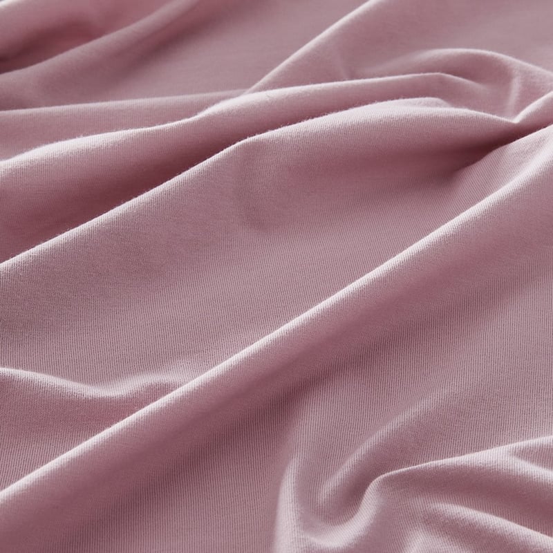 Cotton Jersey Violet Pink Fitted Sheet Set 2 Pack