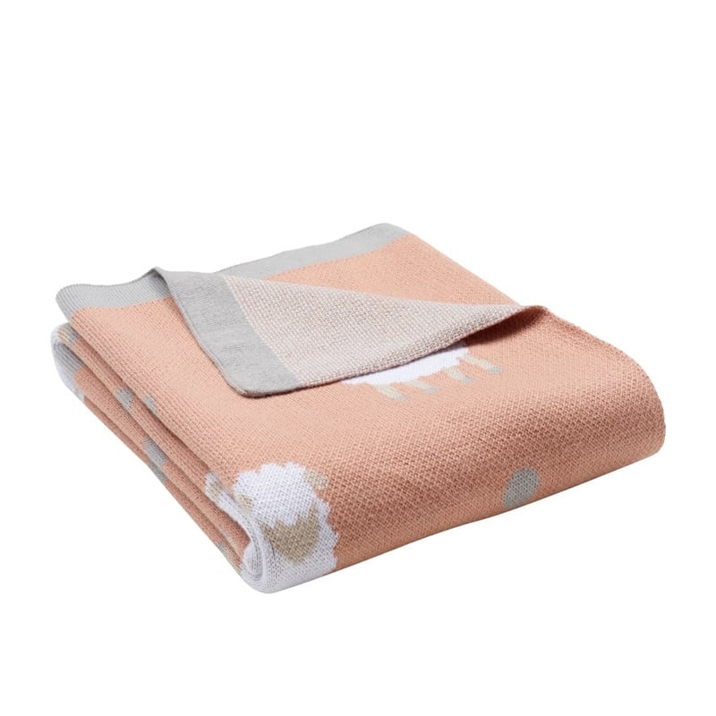 Novelty Nutmeg Sheep Organic Cotton Baby Blanket
