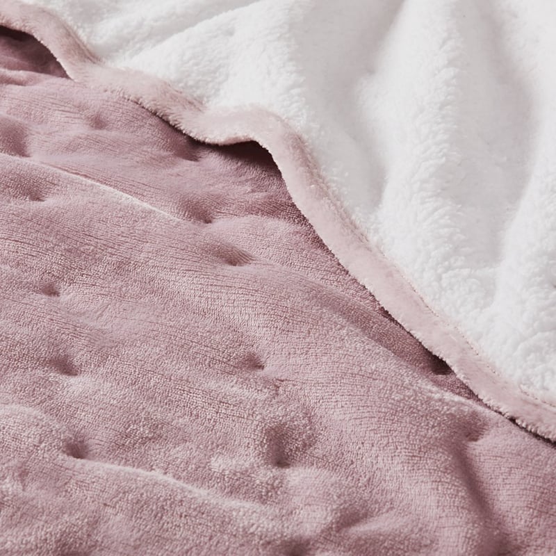 Embroidered Spot Rose Baby Blanket 