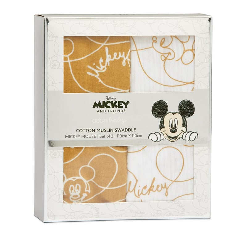 Disney Mustard Mickey Swaddles
