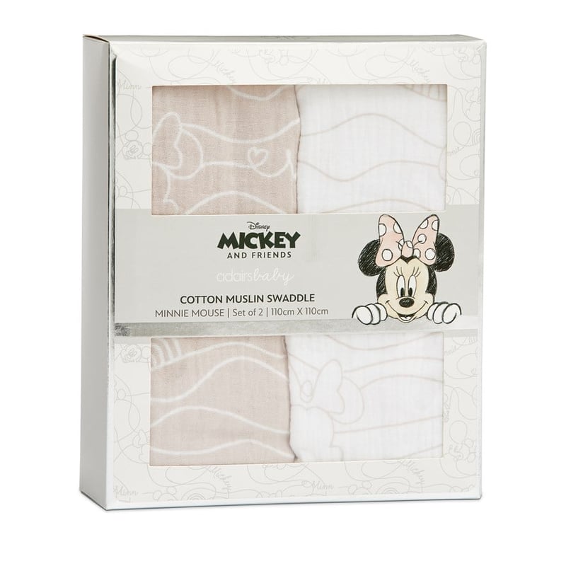 Disney Pink Minnie Swaddles