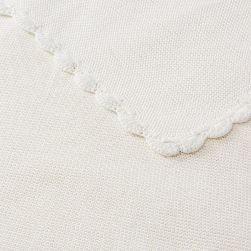 Lennox Ivory Organic Cotton Baby Blanket