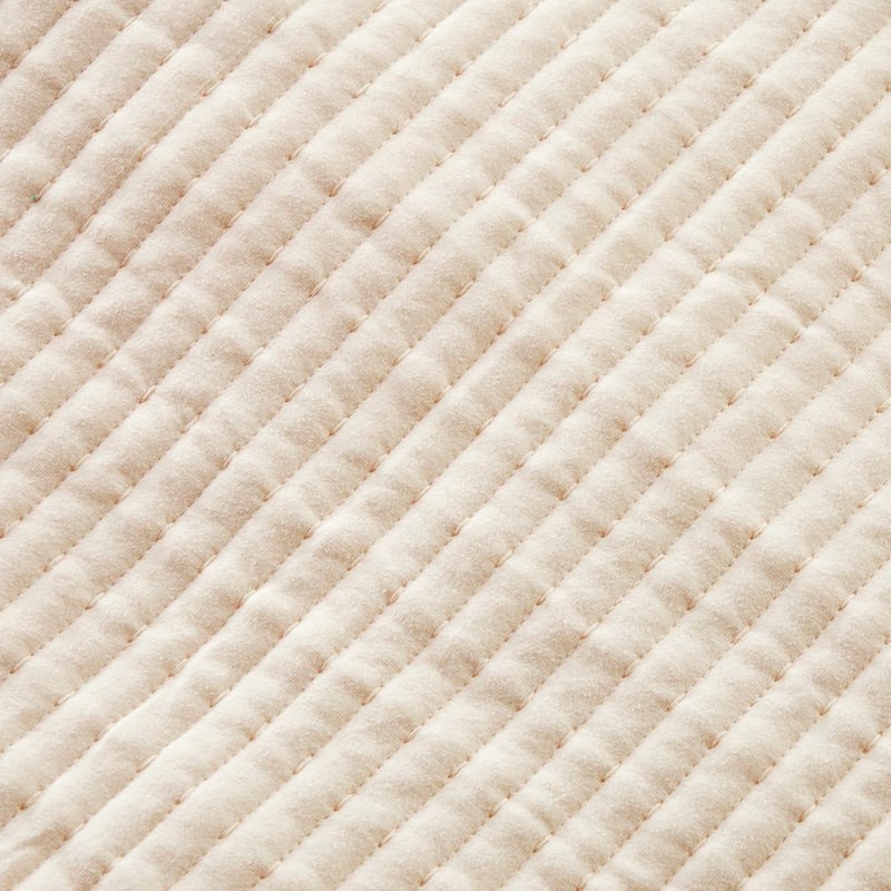 Boston Quilted Jersey Natural Cot Quilt Cover Set
