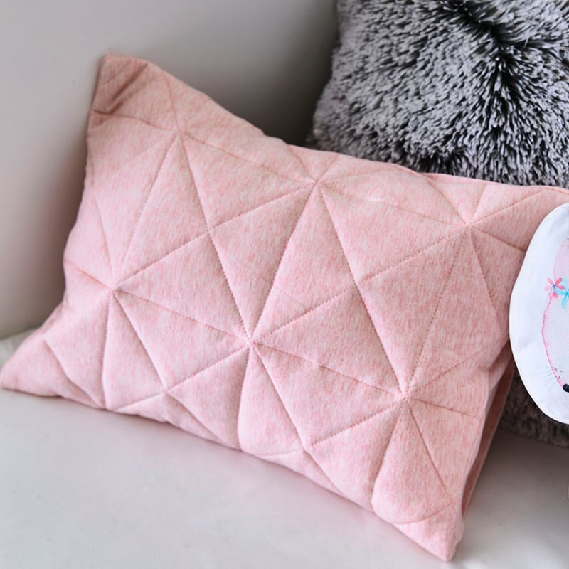Harvie Jersey Cot Quilt Cover Set Pink