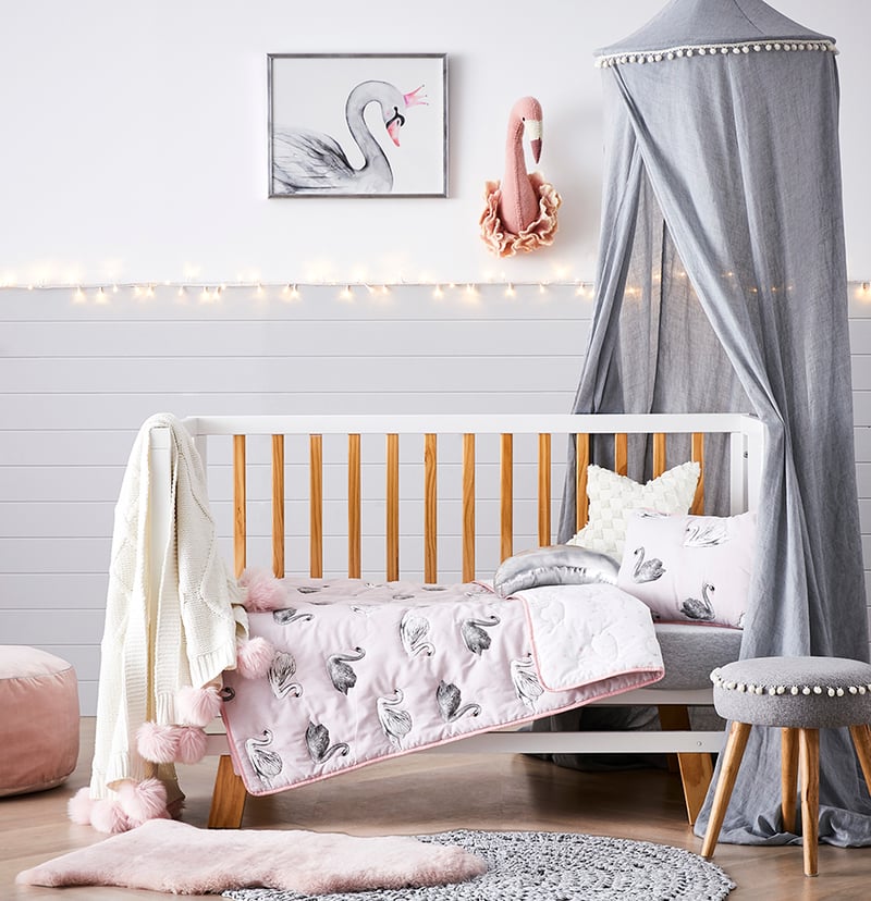 Odette Cot Coverlet Pink 