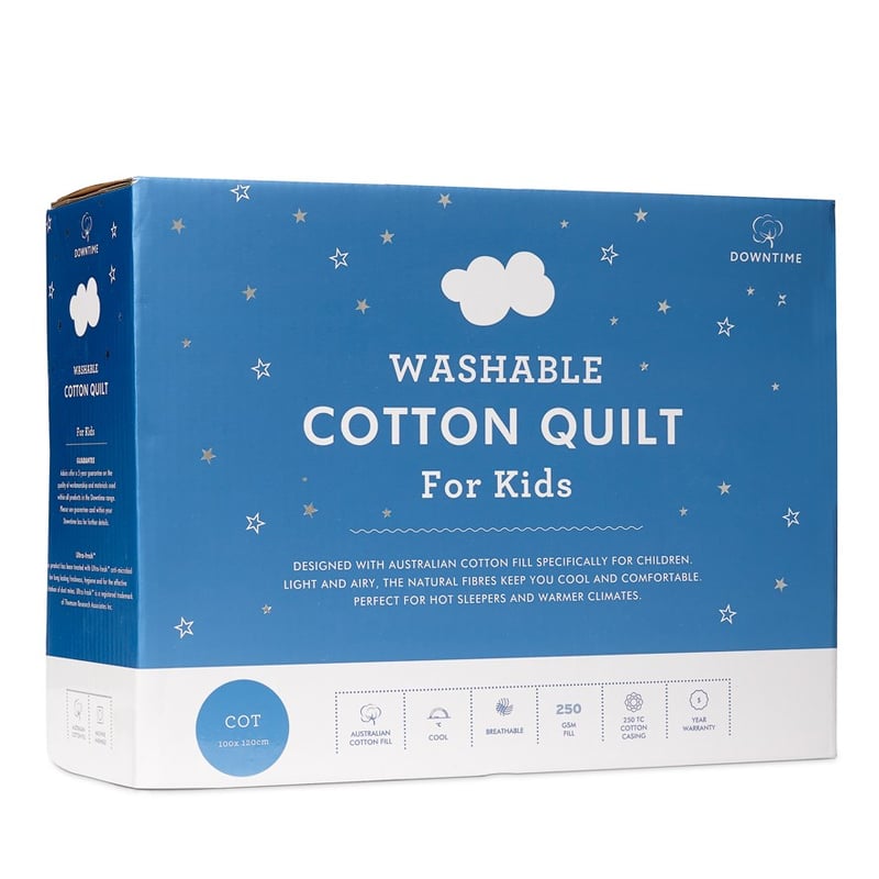 Kids Australian Cotton Cot Quilt