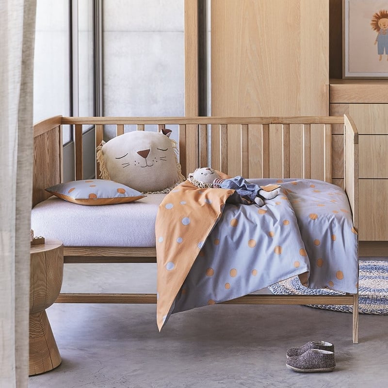 Mark Tuckey Polka Clay Organic Quilt Cover Set