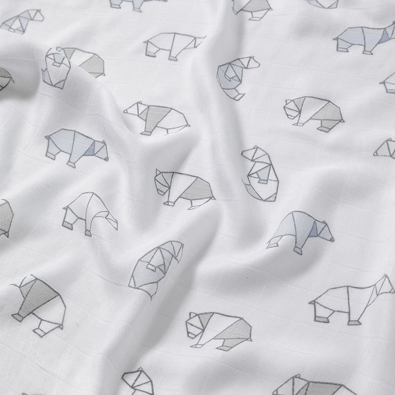 Bamboo Wraps Blue Bear Pack of 2