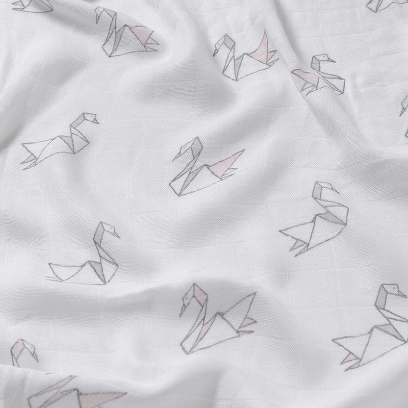 Bamboo Wraps Pink Swan Pack of 2